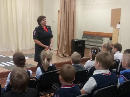 Учащиеся на мероприятии