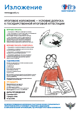 Изложение - плакат