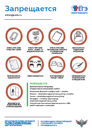 Запрещается - плакат