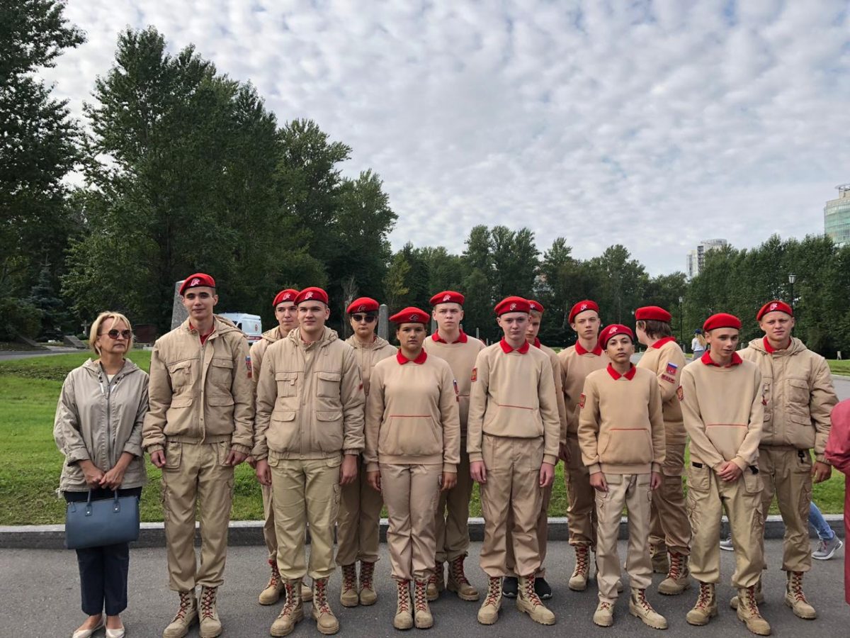 Юнармейцы школы № 15